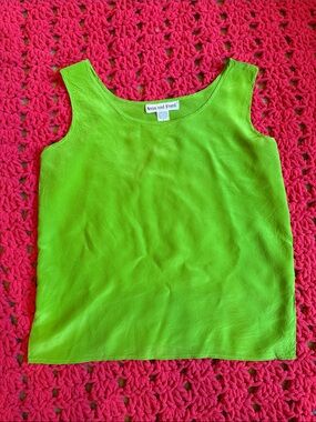 Silk Anna and Frank Green Top (size S)